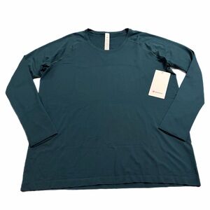 NWT Lululemon Swiftly Tech Long-Sleeve Shirt 2.0 *Hip Length (Indochine Blue) 18